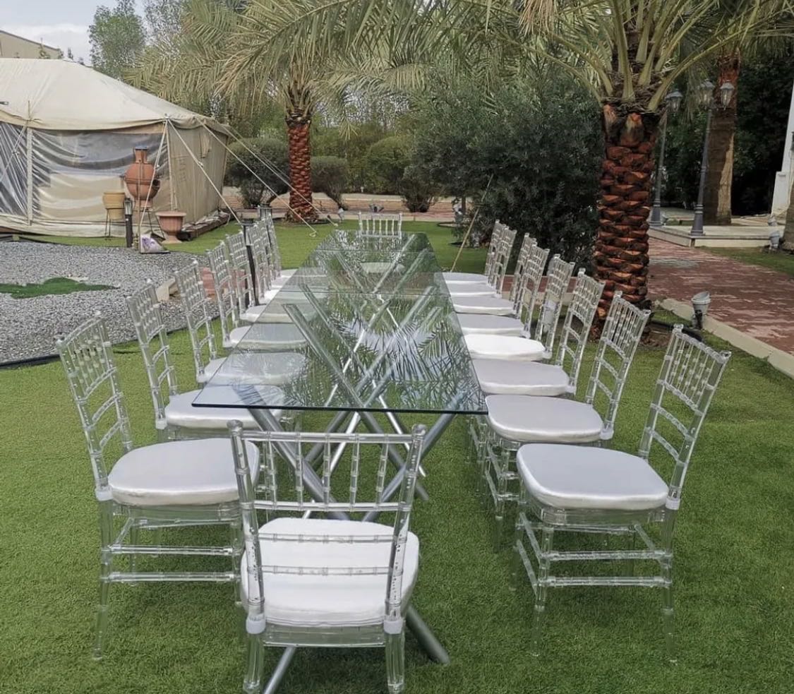 تاجير كراسي وطاولات جميع ما يلزم الناسبات_قنفات ملكي_زينه منازل_تاجير دفيات_تاجير سماعات_تاجير شاشات