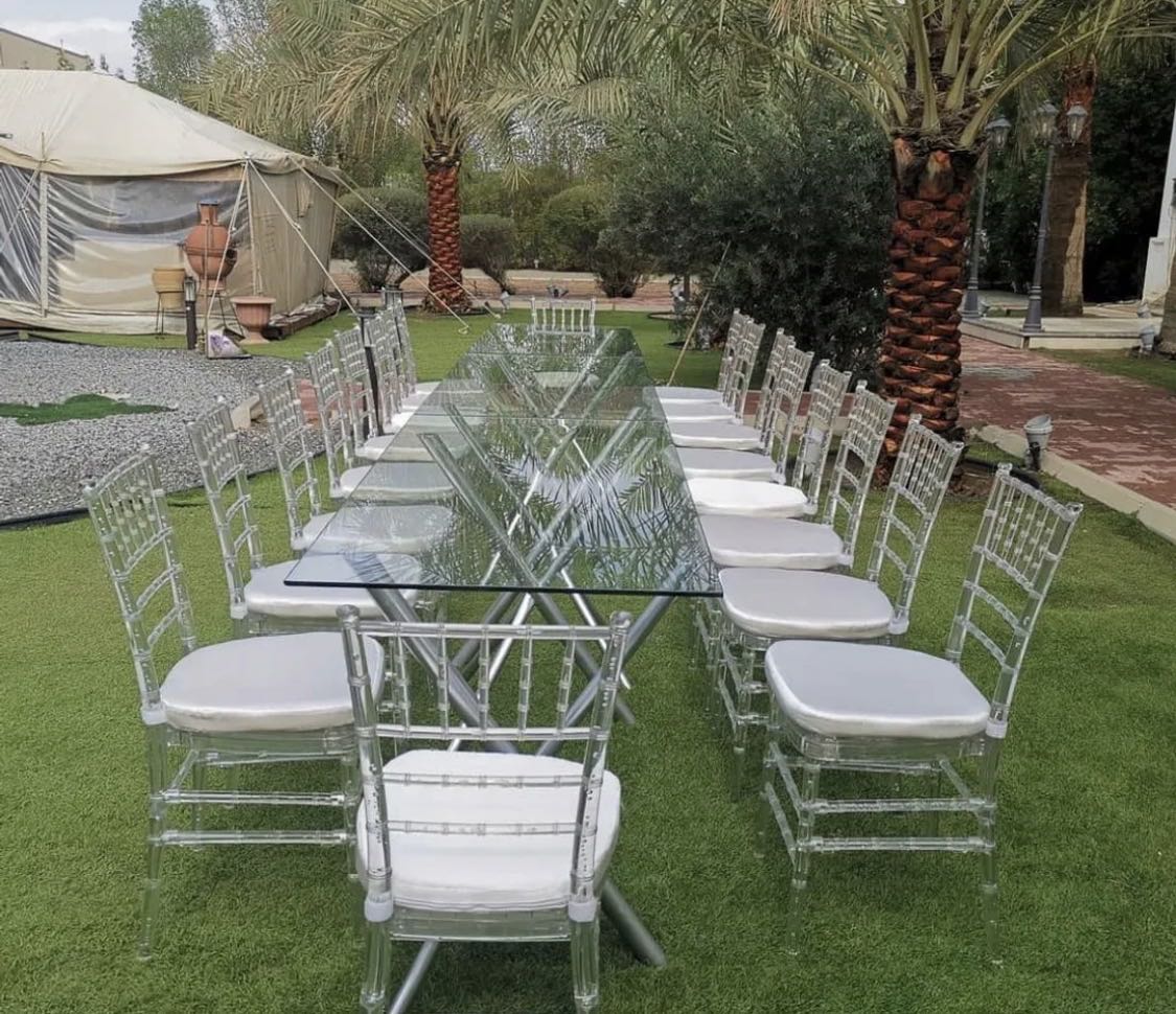 تاجير كراسي وطاولات جميع ما يلزم الناسبات_قنفات ملكي_زينه منازل_تاجير دفيات_تاجير سماعات_تاجير شاشات