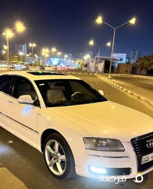 للبيع أودي A8 لارج 6سلندر موديل 2010 بحاله نادره مواصفات خاصه ( فل أبشن ) 1750 دك.