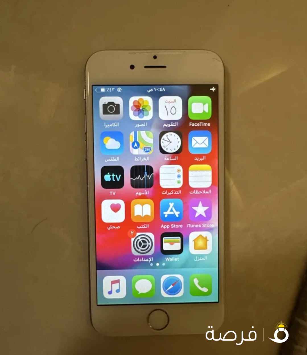 ايفون 6 64 جيجا مبدل شاشه جيده جدا و بطاريه نسبتها 100 و التاتش اي دي لا يعمل