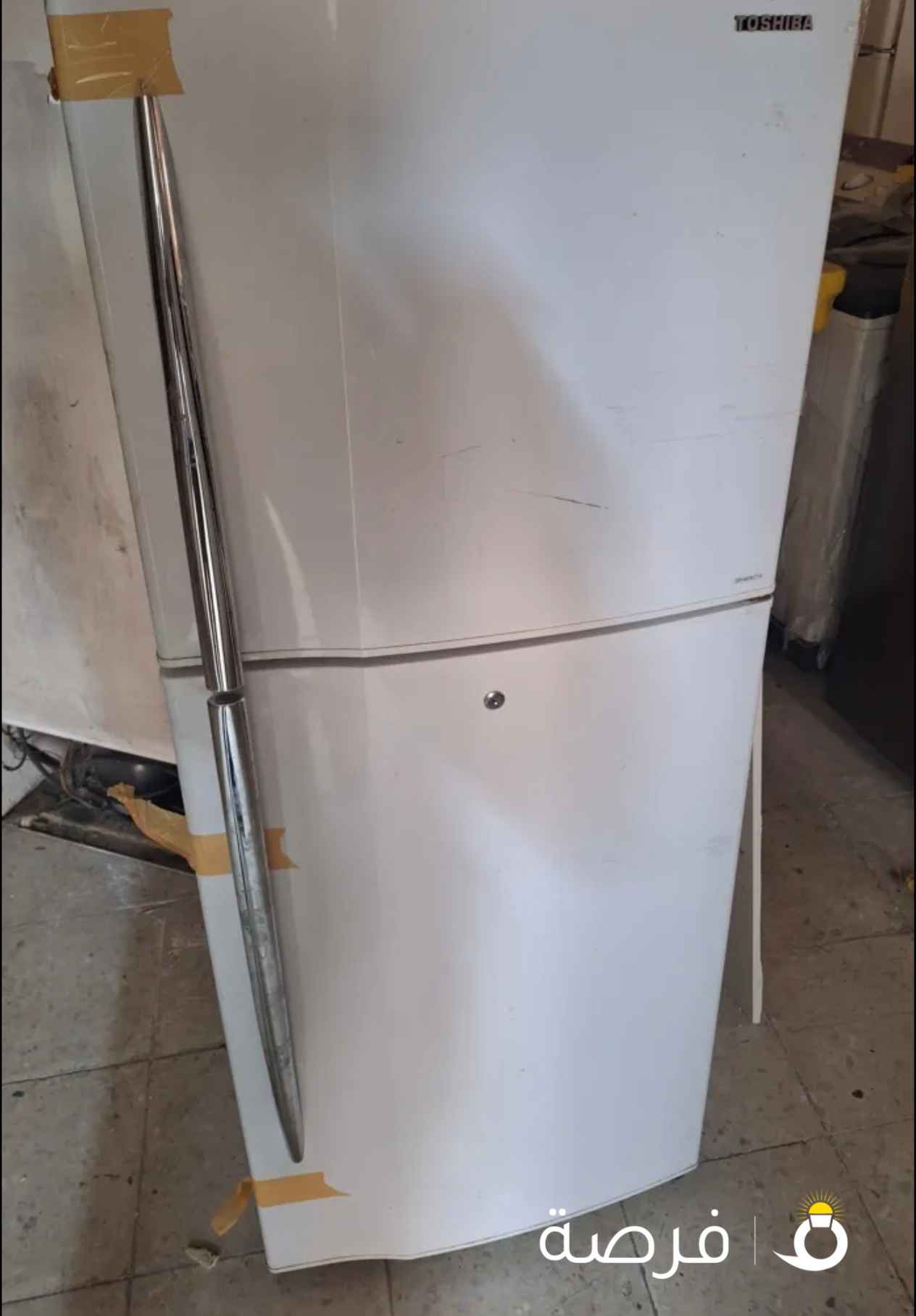ثلاجه توشيبا 12 قدم حالتها ممتازة