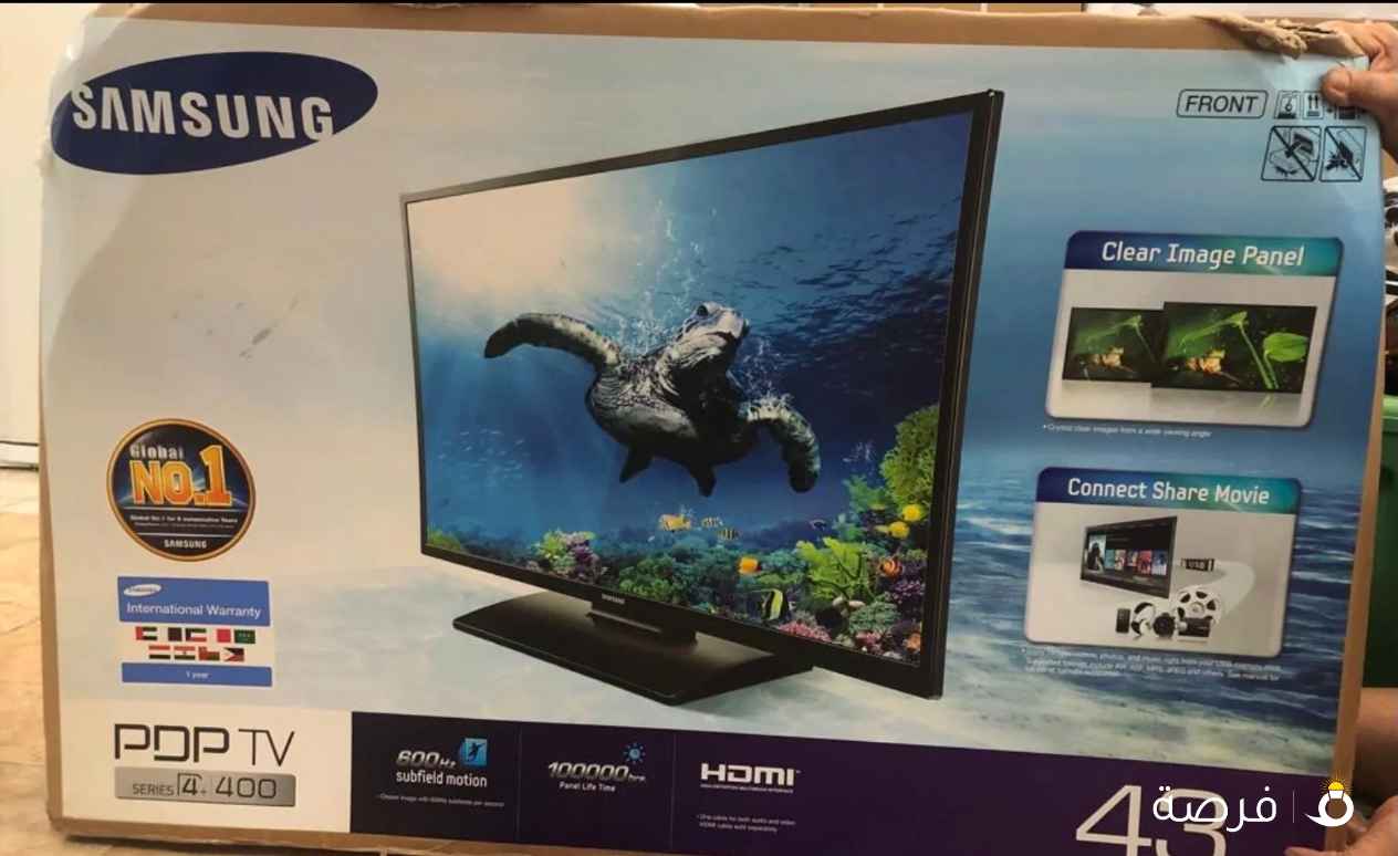 تلفزيون سامسونك 43 بوصة جديد