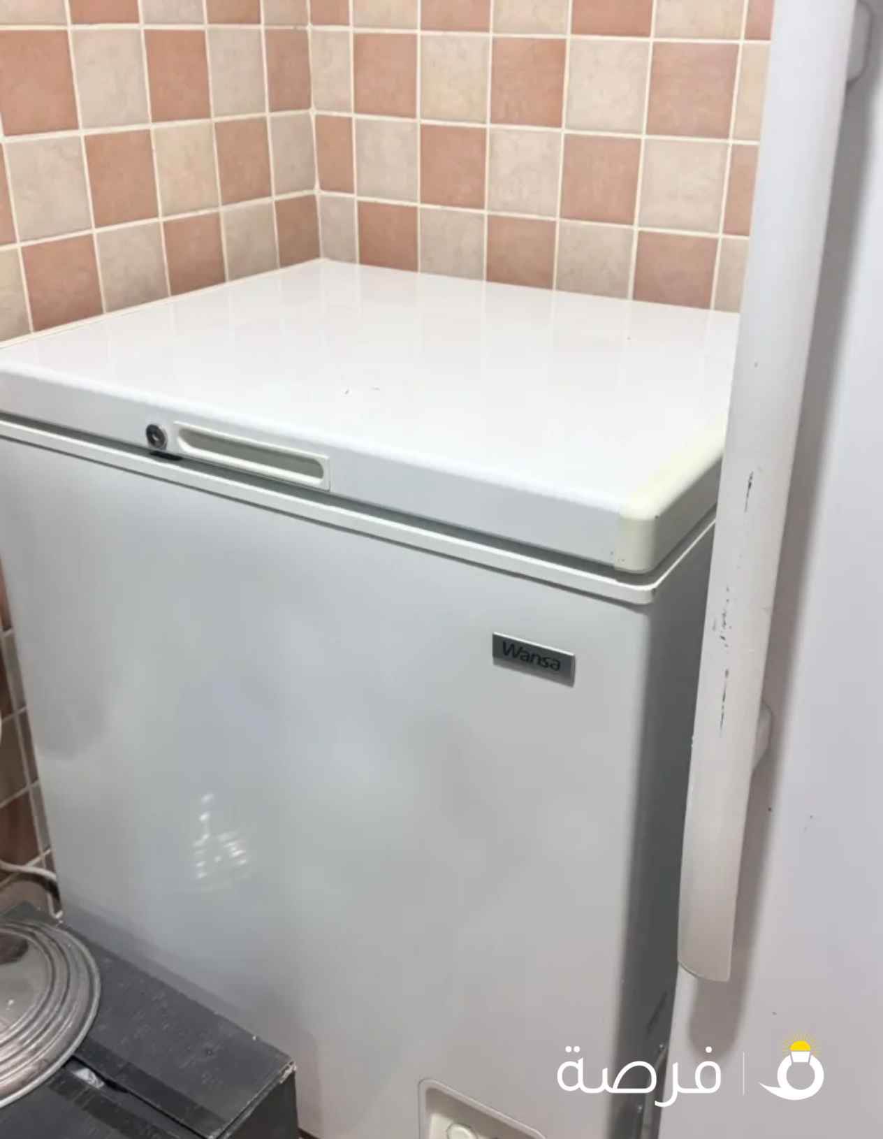 فريزر ابيض صغير