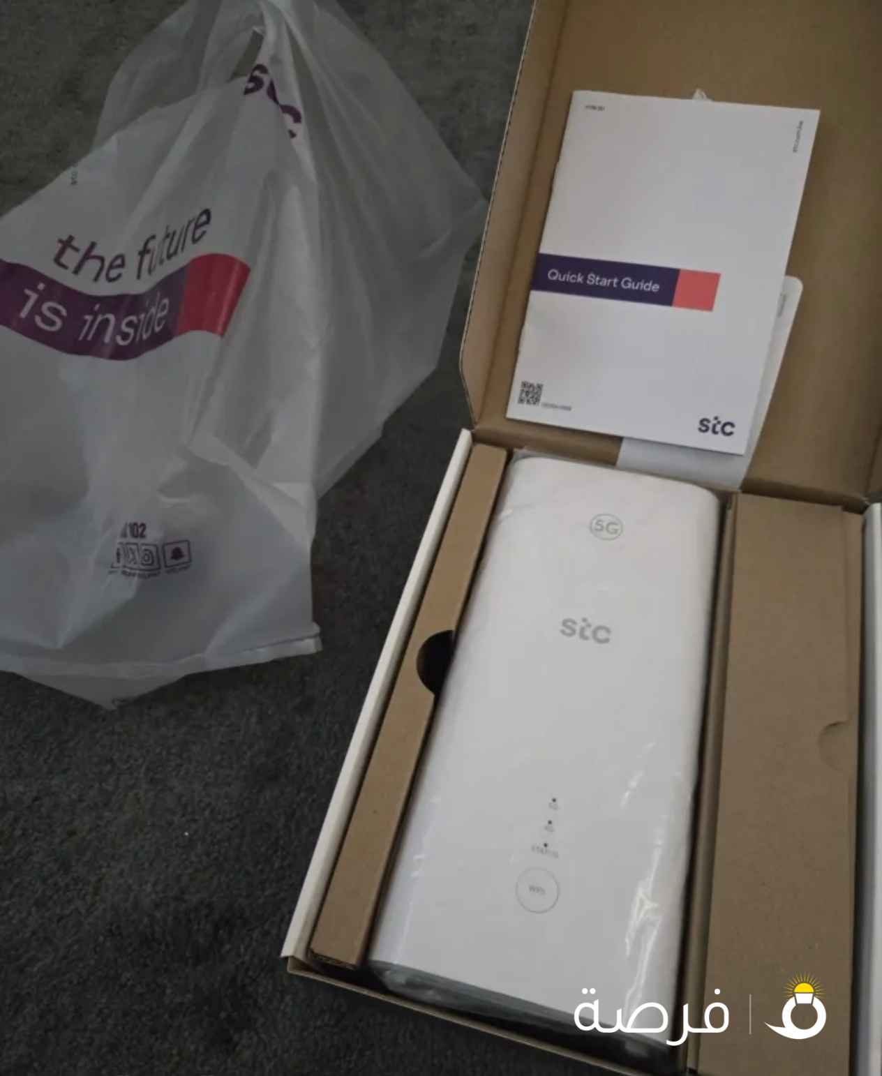 راوتر هواوي برو 5 stc مع كامل اغراضه