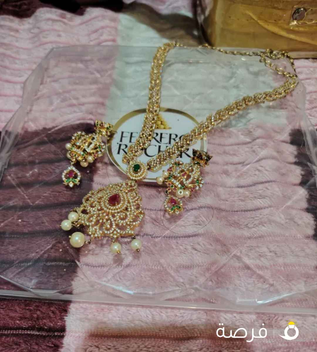 Beautiful cz jewelry with earrings