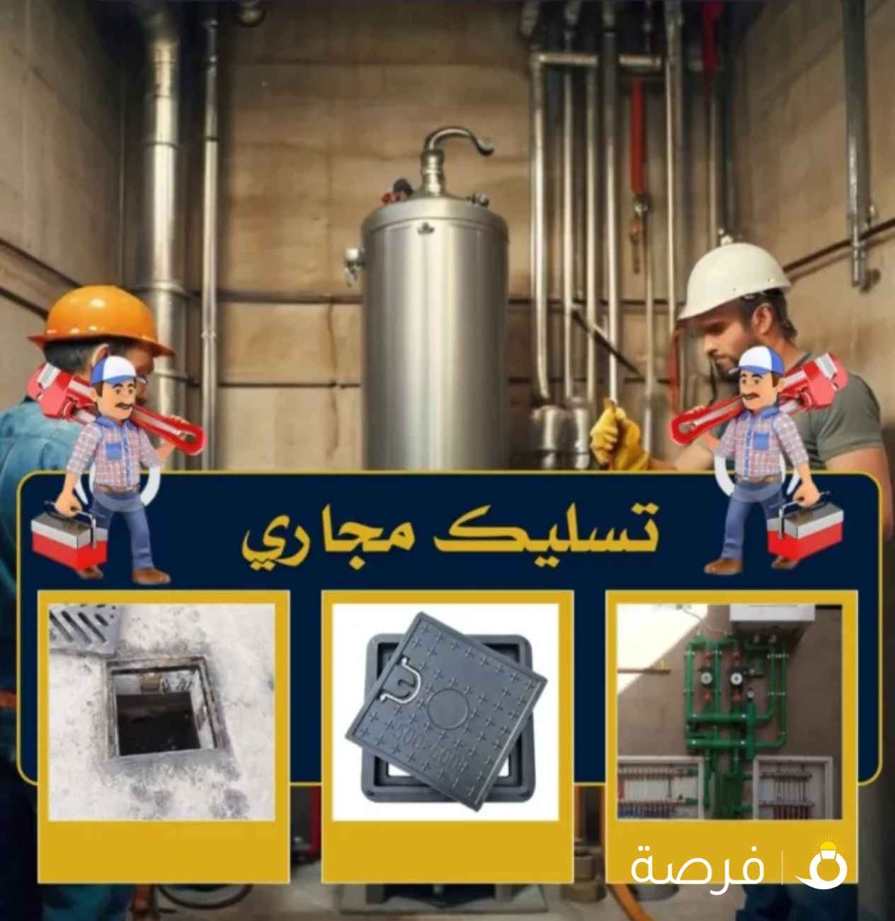 تسليك مجاري بأقل الأسعار خدمه 24 ساعه وتنظيف المجاري بأحدث المكاين فني صحي الكويت سباك منازل مواسرجي