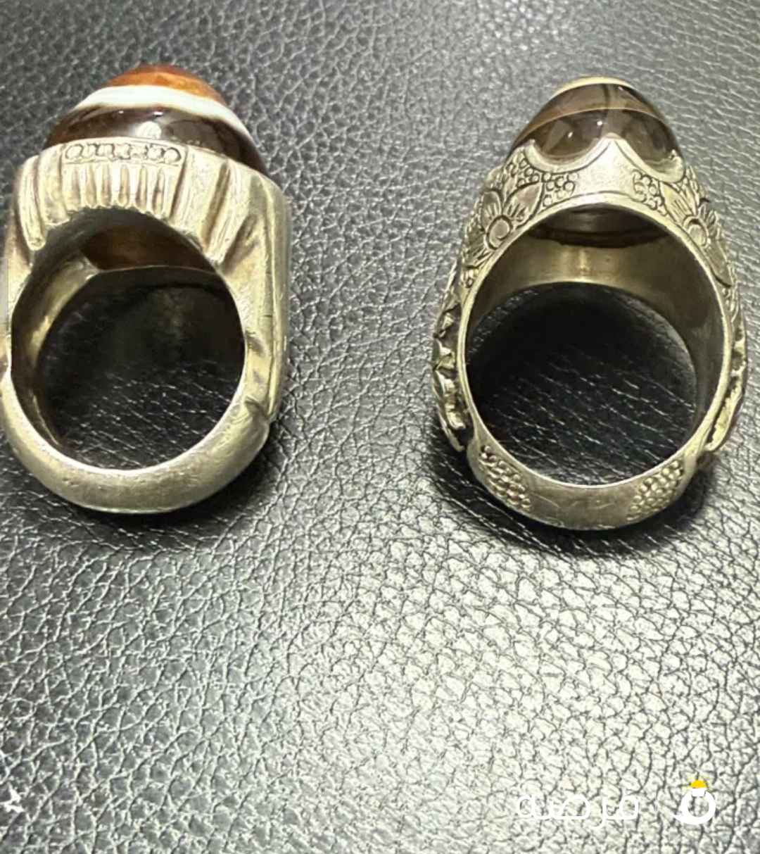 خواتم فضة Vip فضة 990 صياغة يدوي وخواتم صياغات مختلفة فضة عيار 925 بأحجار عقيق يماني وسليماني وزمرد