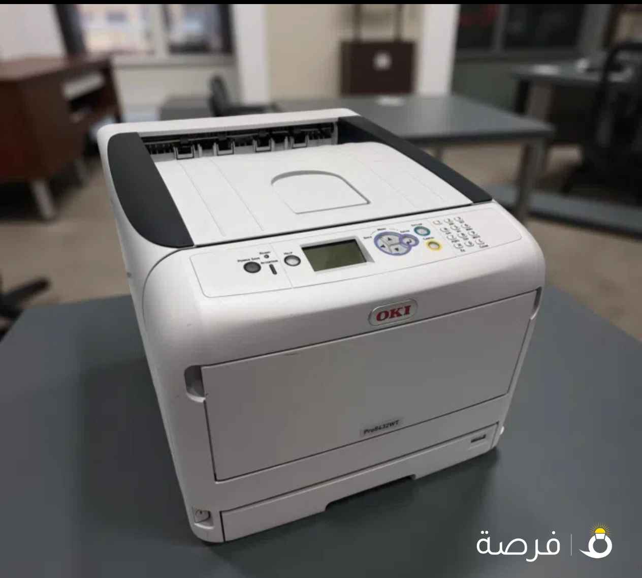 طابعة OKI White Toner 8432 + TransferRip