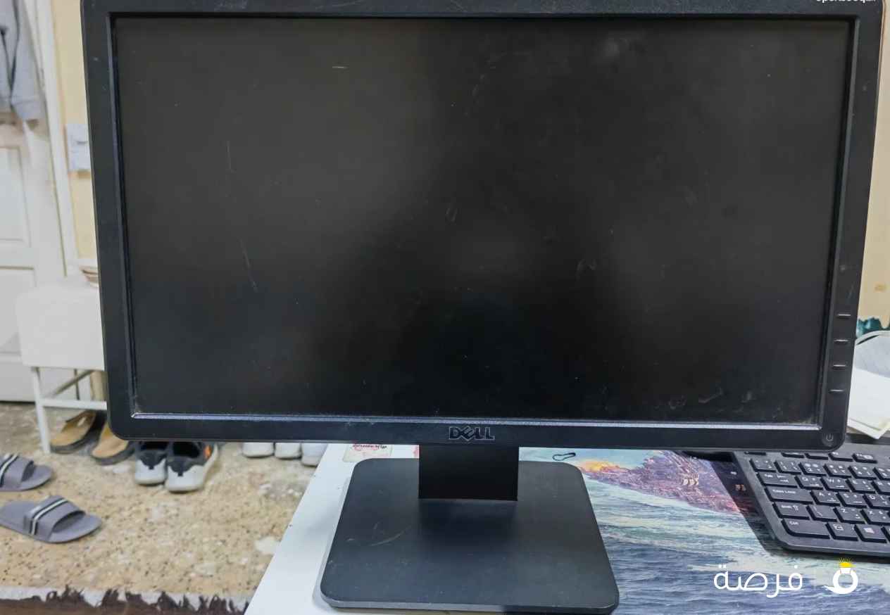 شاشة كمبيوتر DELL حجم 19 بوصة مستعمله بحاله ممتازة