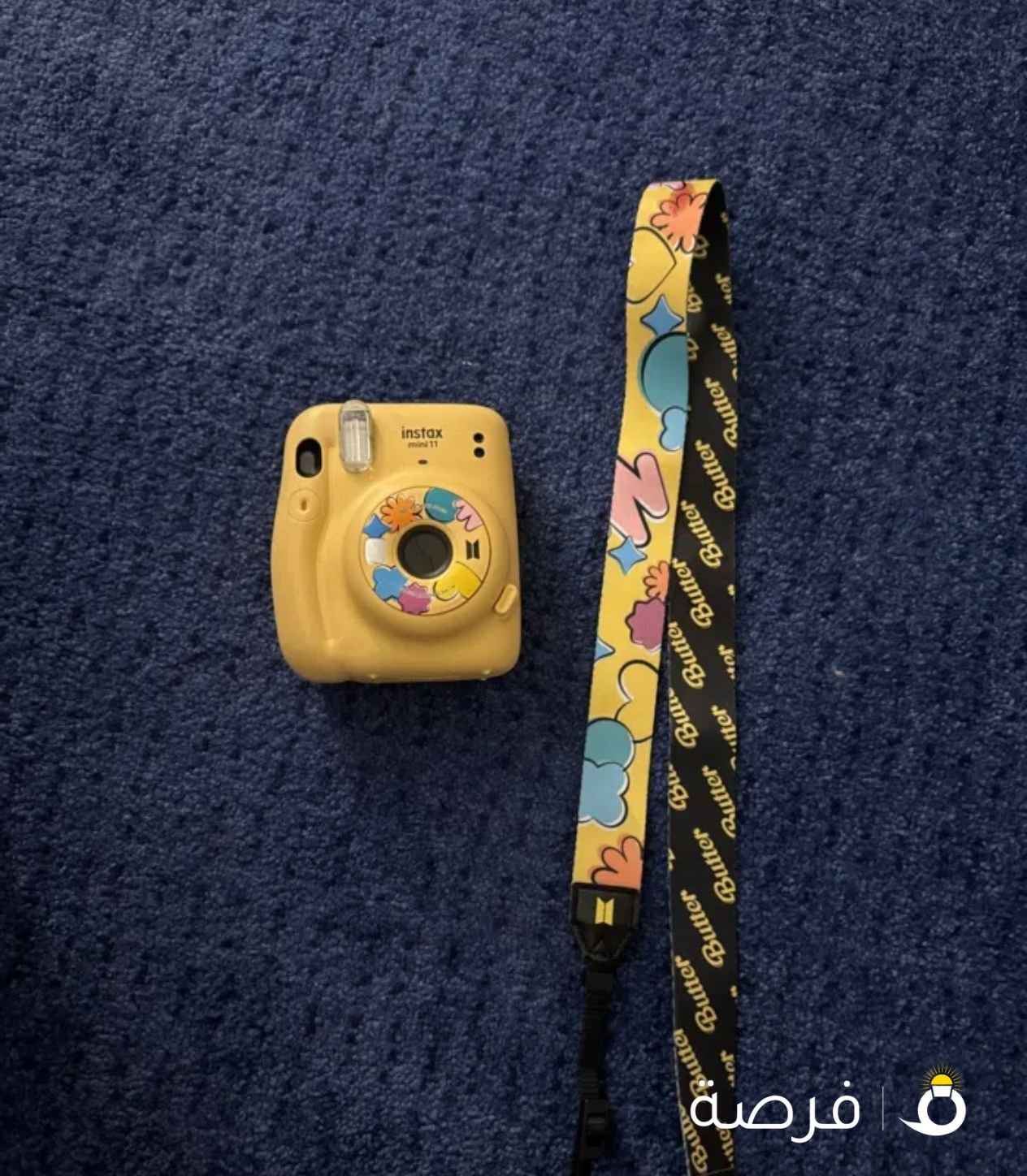 كاميرا فوريه نسخه ⁦⁦BTS⁩⁩ جديده و شغاله مع مرفقاتها ⁦⁦Instax⁩⁩ ⁦⁦mini⁩⁩ ⁦⁦11⁩⁩ ⁦⁦Polaroid⁩⁩