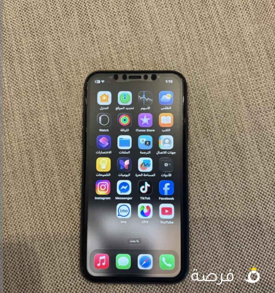 أيفون ⁦⁦11⁩⁩ مستعمل في حاله جيده بطارية ⁦⁦79⁩⁩
