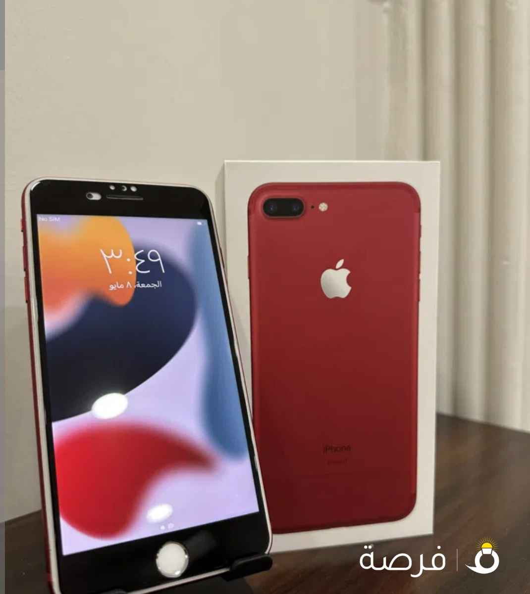 للبيع جهاز ايفون ((⁦⁦7⁩⁩ بلس)) مساحه (((⁦⁦128gb⁩⁩))) بطاريه ((((⁦⁦100⁩⁩))) الجهاز نظيف مافيه خدوش نهائي