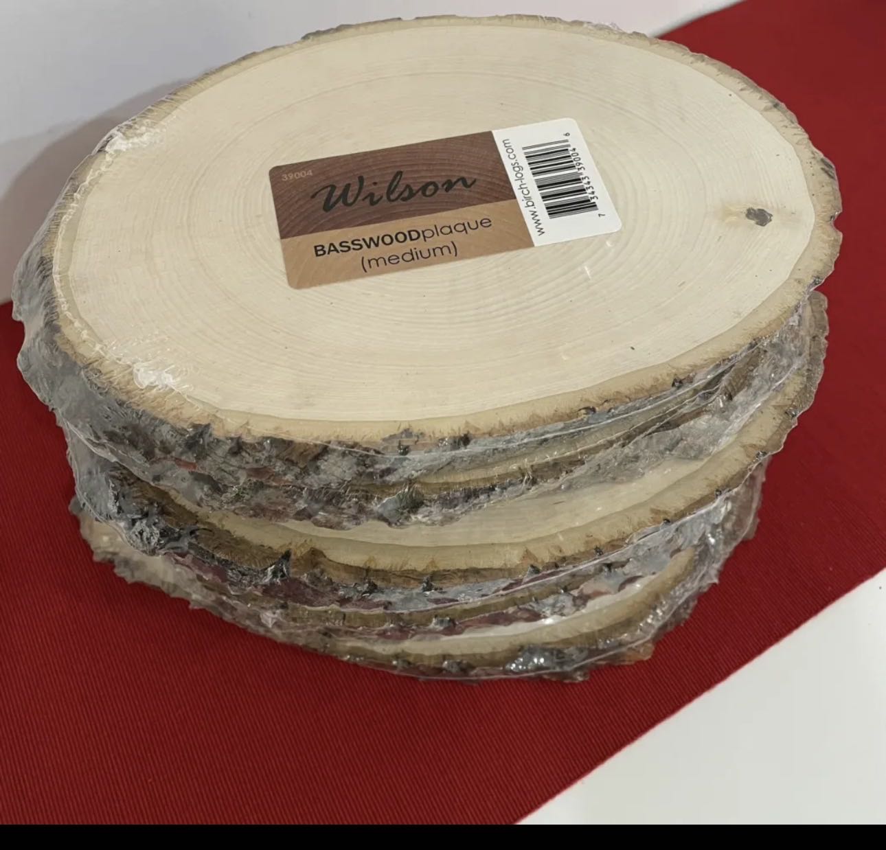 Brand New Wooden Centerpieces Made in the United States, Sizes: 23 cm and 28 cm.