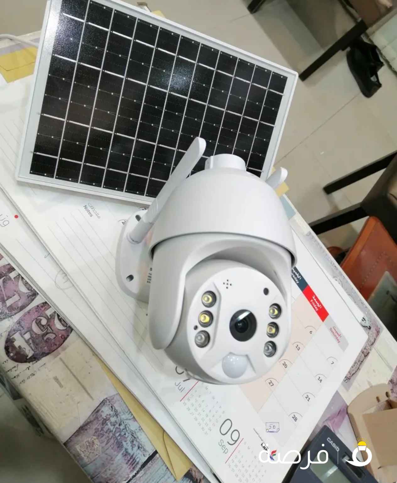 كاميرا مراقبة دون رواتر او كهرباء