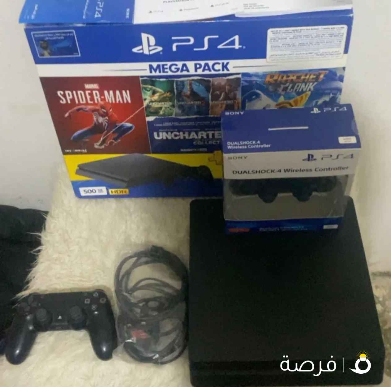 سوني 4 سلم بحالة الجديد بالكرتون