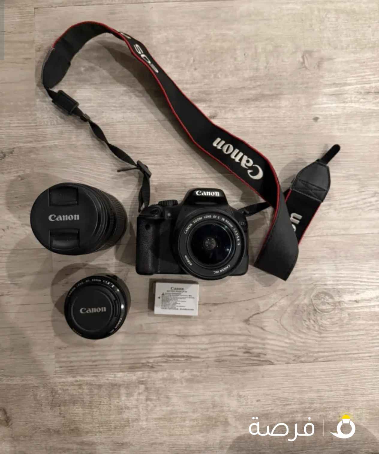 Canon 550D مع 3 عدسات للبيع (باكيج)