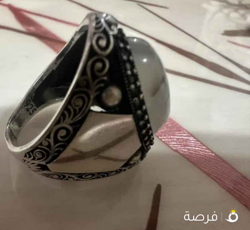 خاتم رجالي عقيق