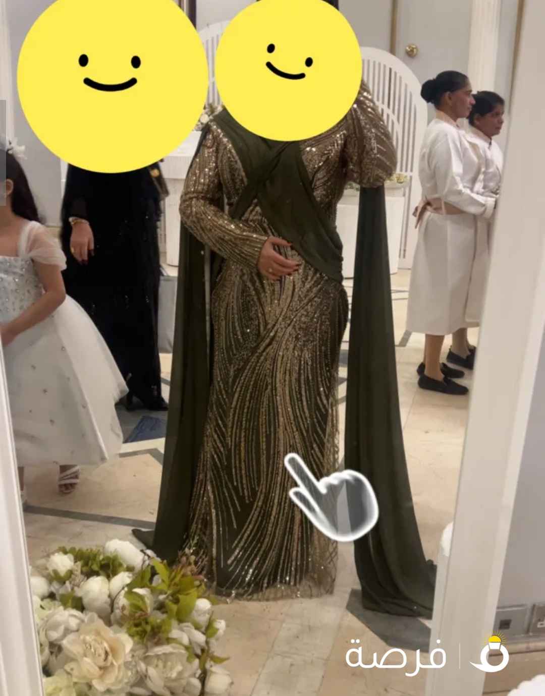 للبيع فستان زفاف لبسه 3 ساعات فقط