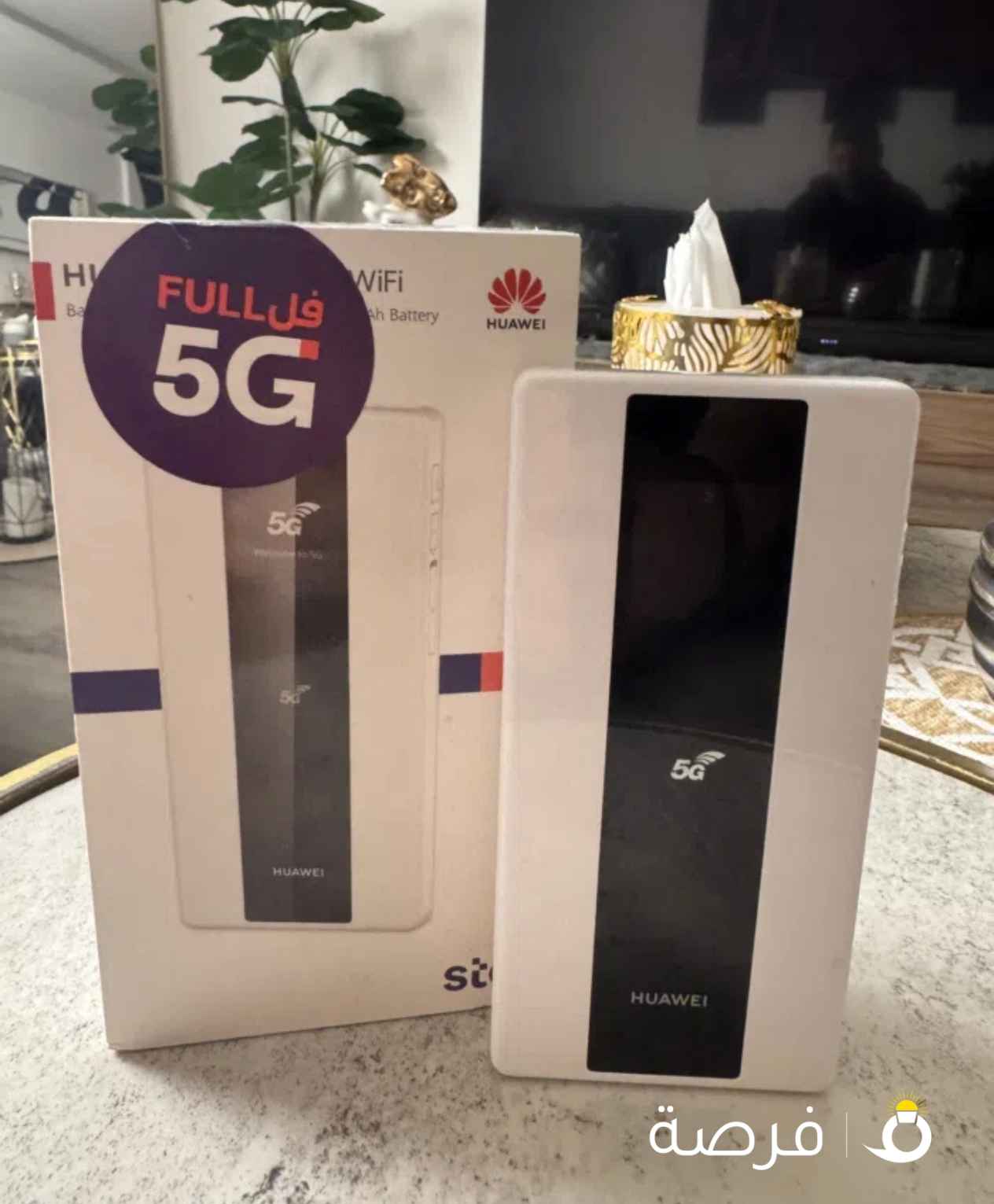 روتر منزلي 5G CPE 5 + روتر متنقل 5G هواوي لشبكة STC