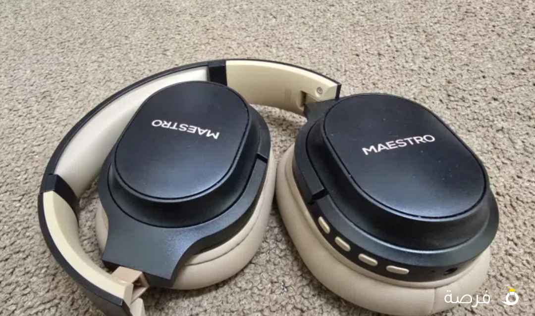 Maestro Native Blutooth Headphone, Black & Brown Color.