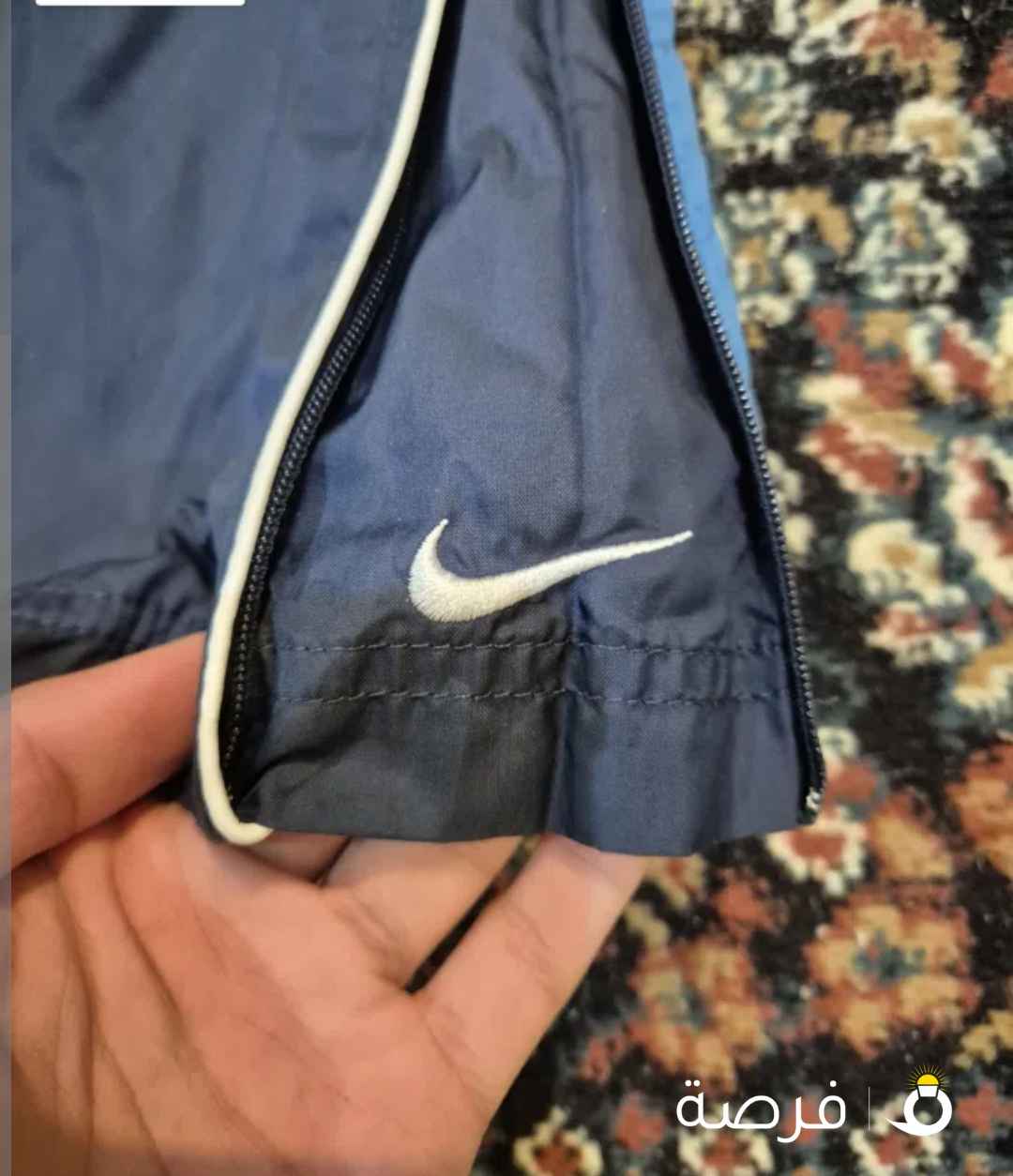 Original nike navy blue baggy trackpants