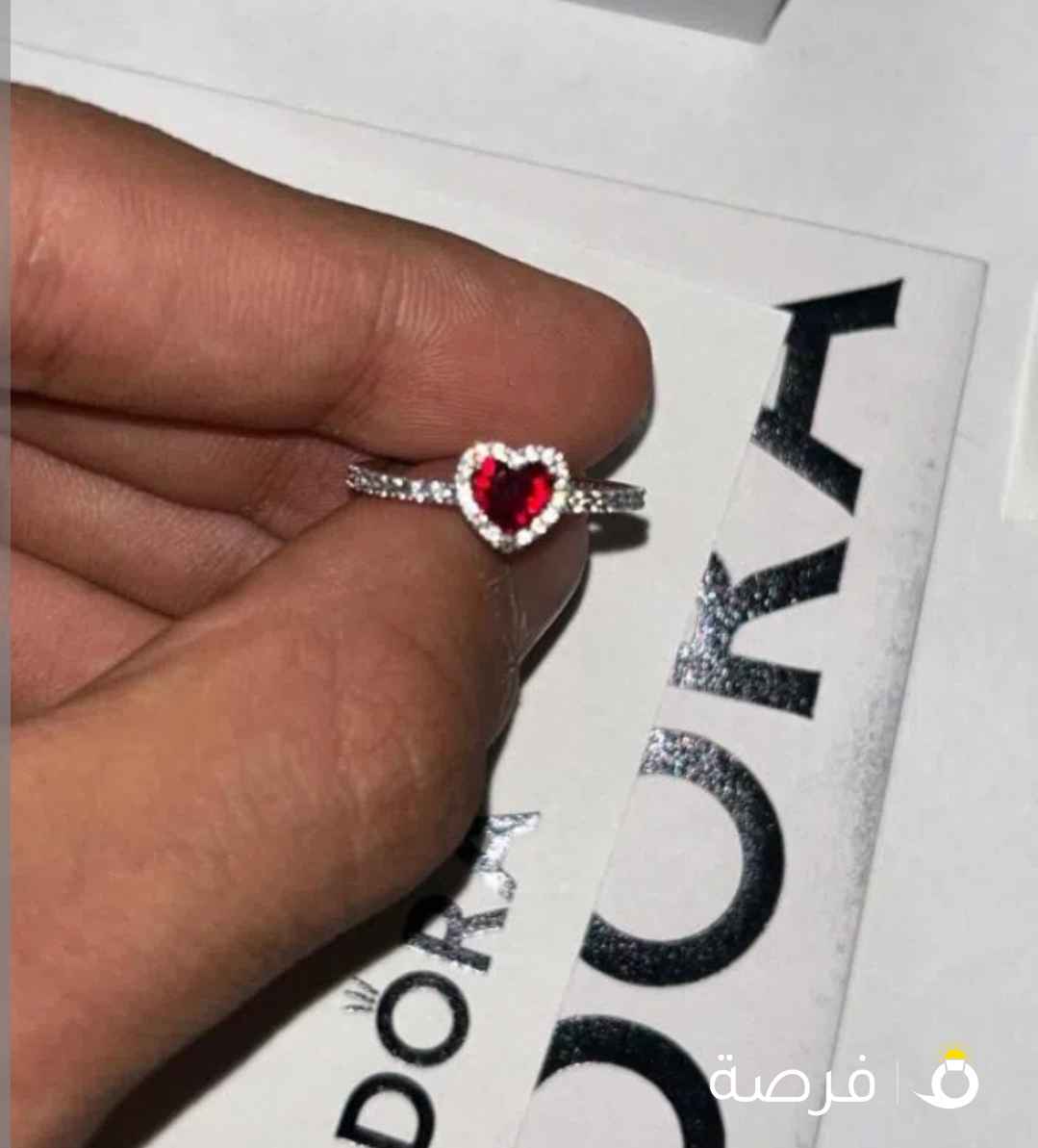 خاتم بندورا جديد فضه اصلي مع البوكس و الشنطه