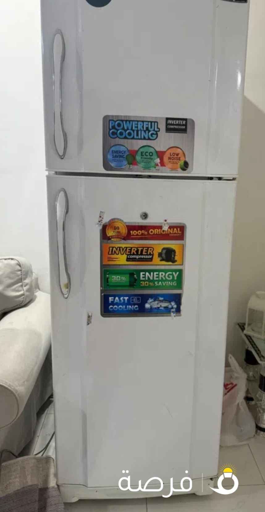 ثلاجة ⁦⁦crown⁩⁩ نظيفة متوسطة الحجم