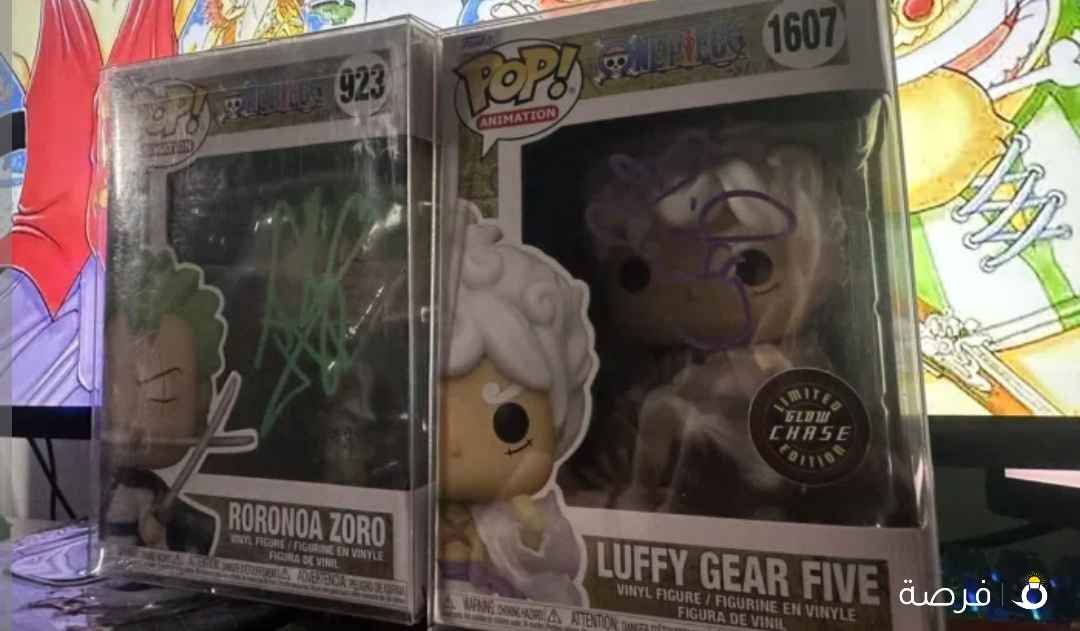 Luffy + Zoro SIGNED funkos