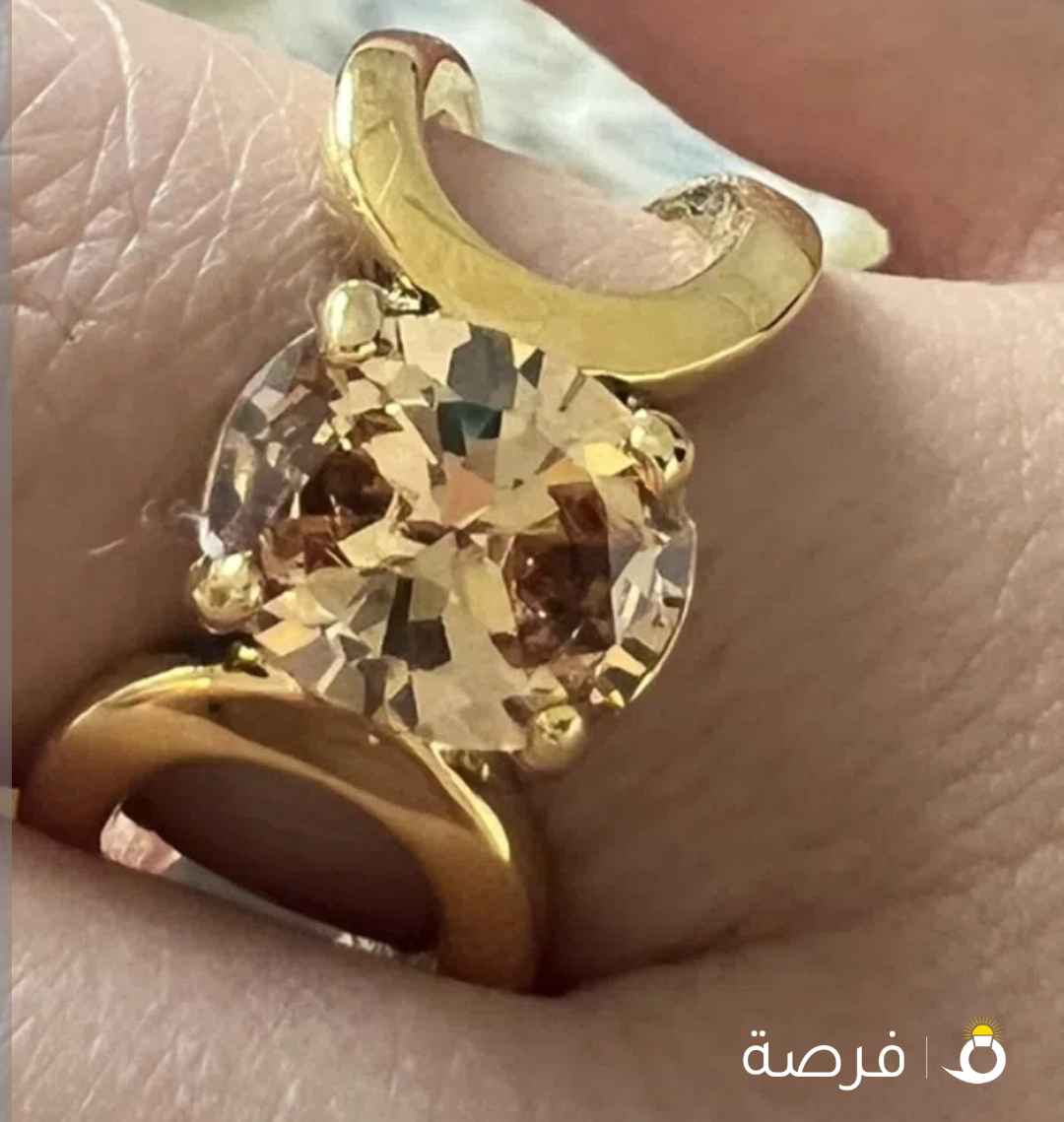 خاتم بحوهره لامعة ماركة ليا صوفيا شهيره