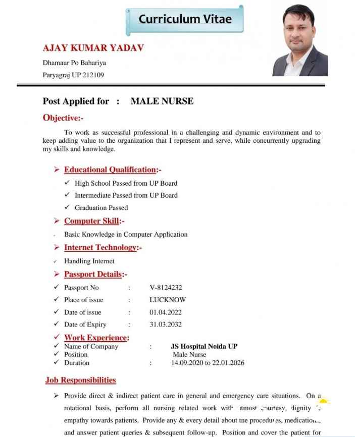 I'm male nurse i want Caregiver jobs1Z hours
