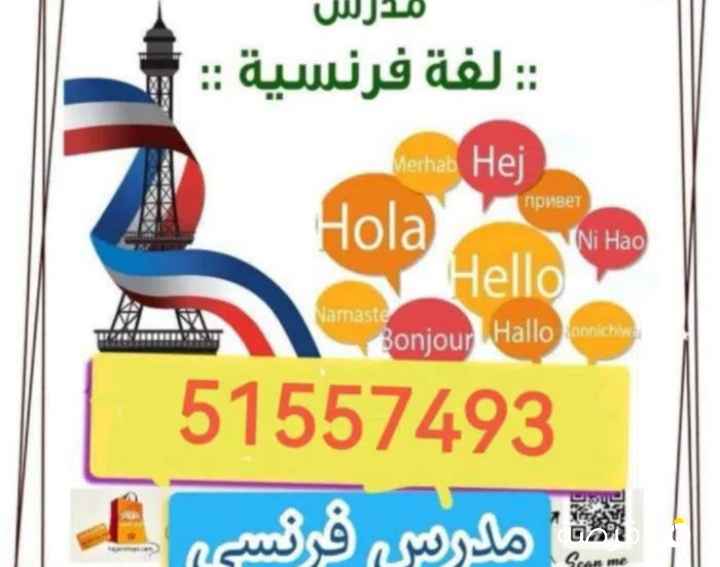 مدرس فرنسي خبره كبيره لتعليم وشرح اللغه الفرنسيه لجميع المراحل التعليميه