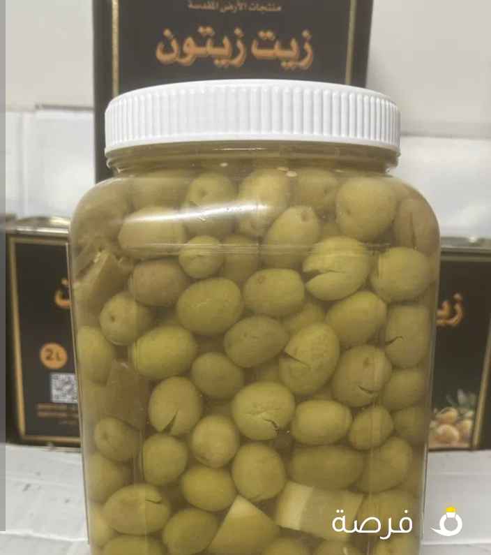 زيتون اردني اخضر درجة اولى بعل