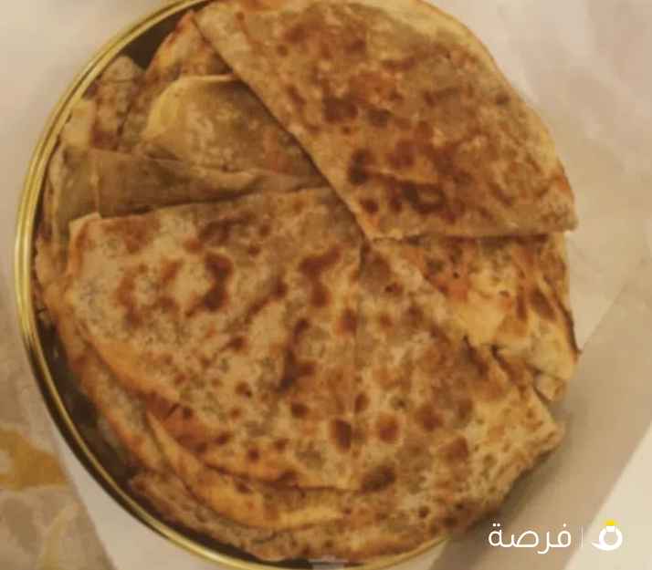 فلزن خبز صاج مهياوة بالزبدة او زيت زيتون او دهن عداني ⁦⁦25⁩⁩حبة ماعون مهياوة دهن عداني في توصيل